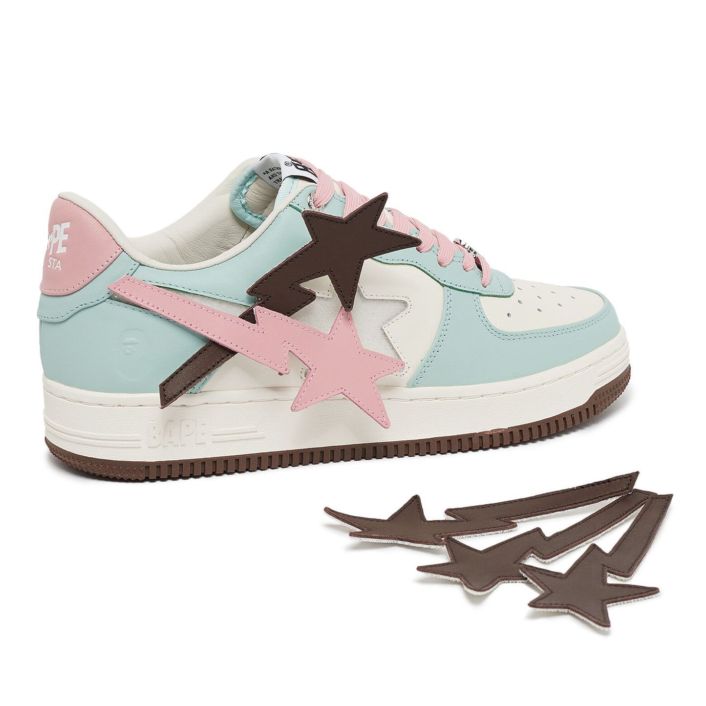 A Bathing Ape Bape Sta Low Green Blue Pink Bape