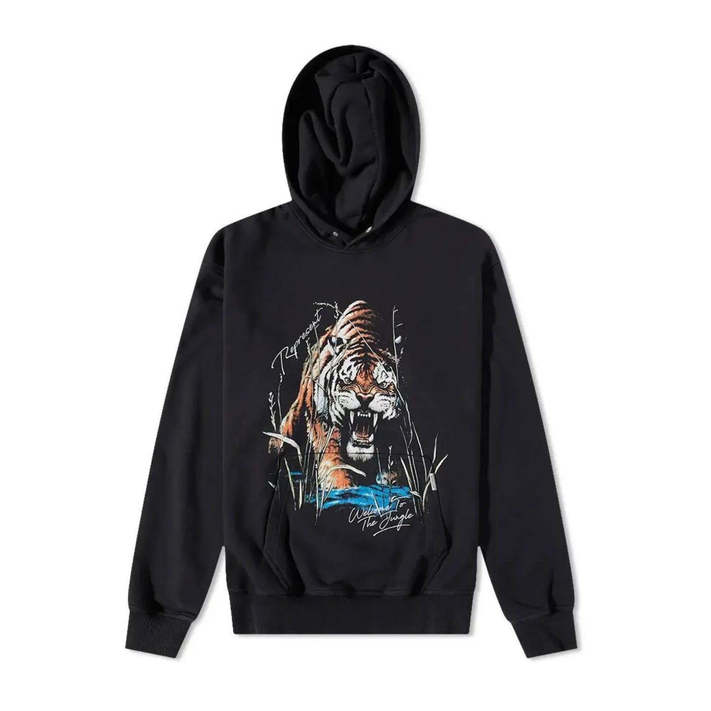 Represent Welcome To The Jungle Hoodie Black Represent