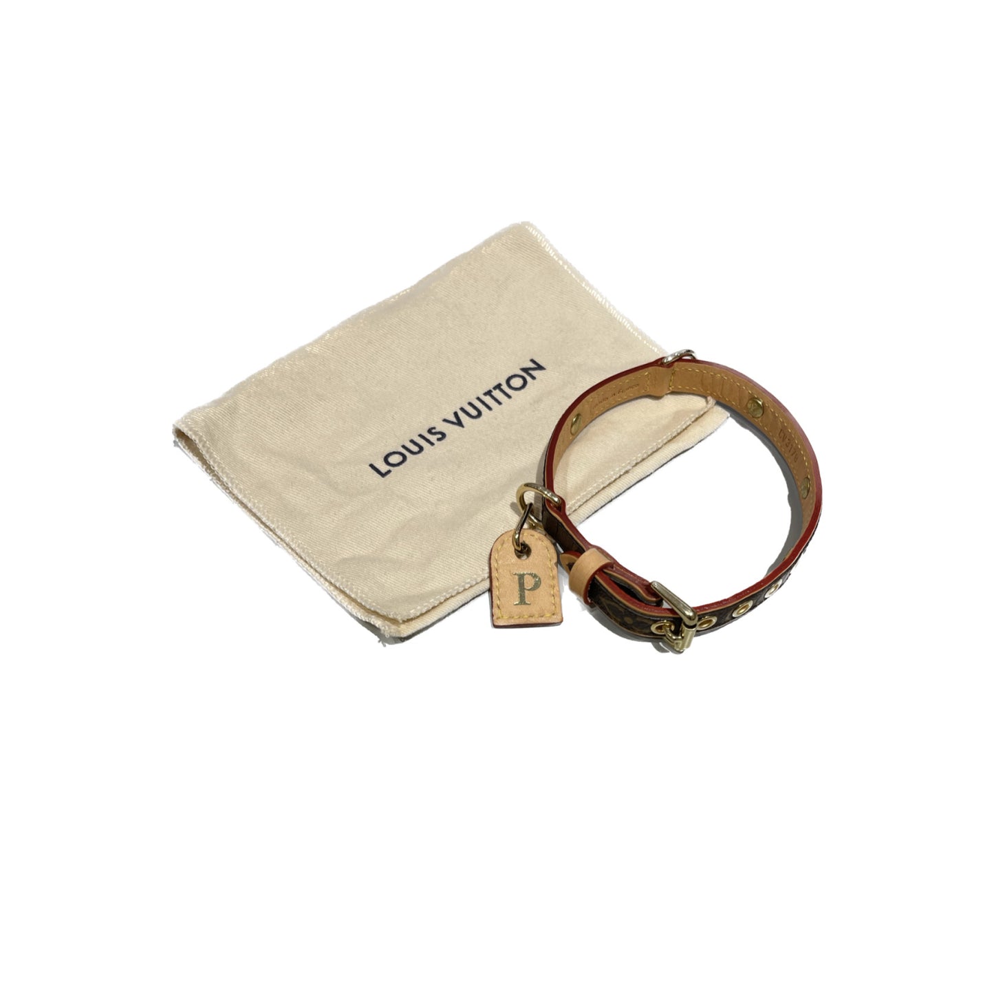 Louis Vuitton Dog Collar (P) Initials Louis Vuitton