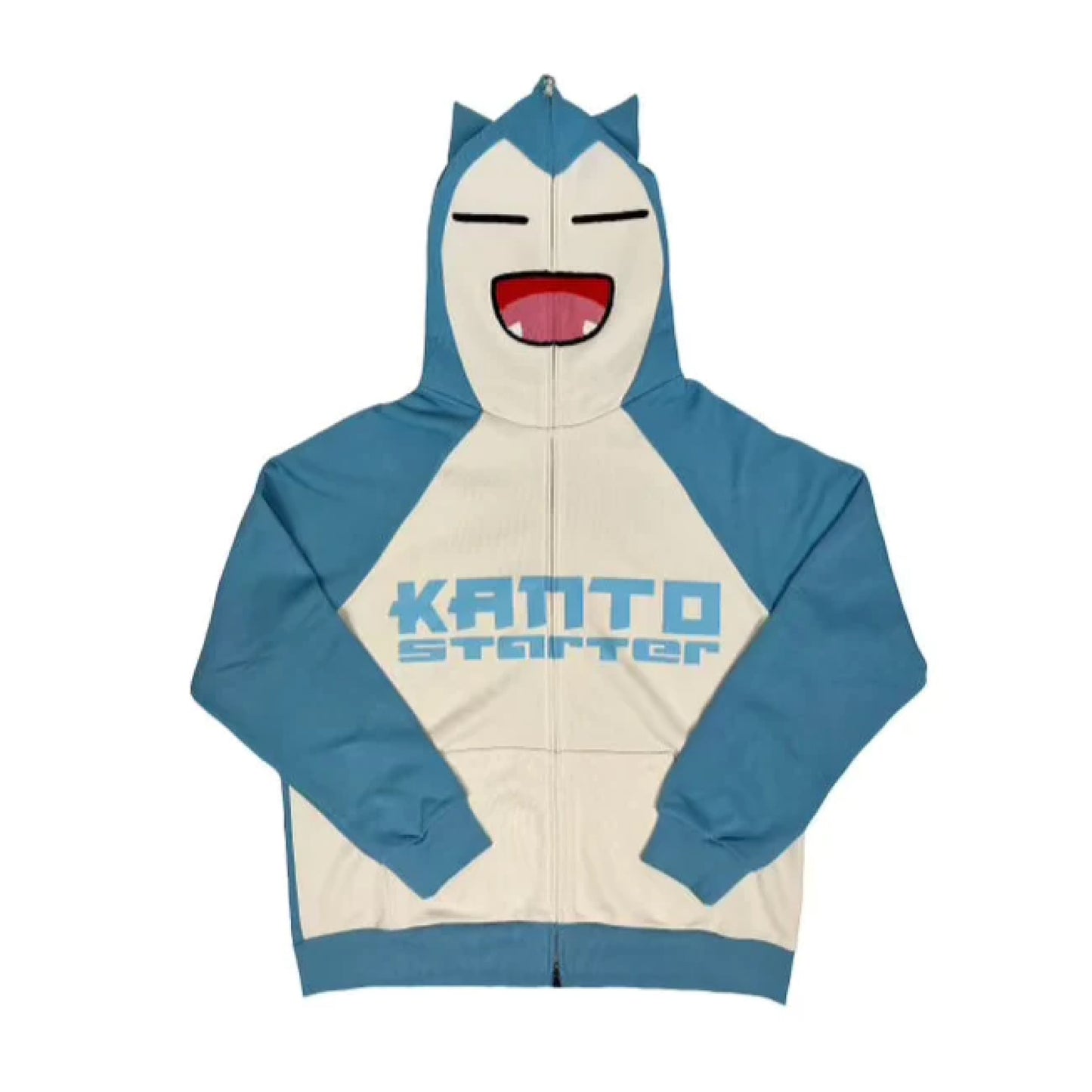 Kanto Starter Snorlax Earthquake Hoodie Blue Kanto Starter