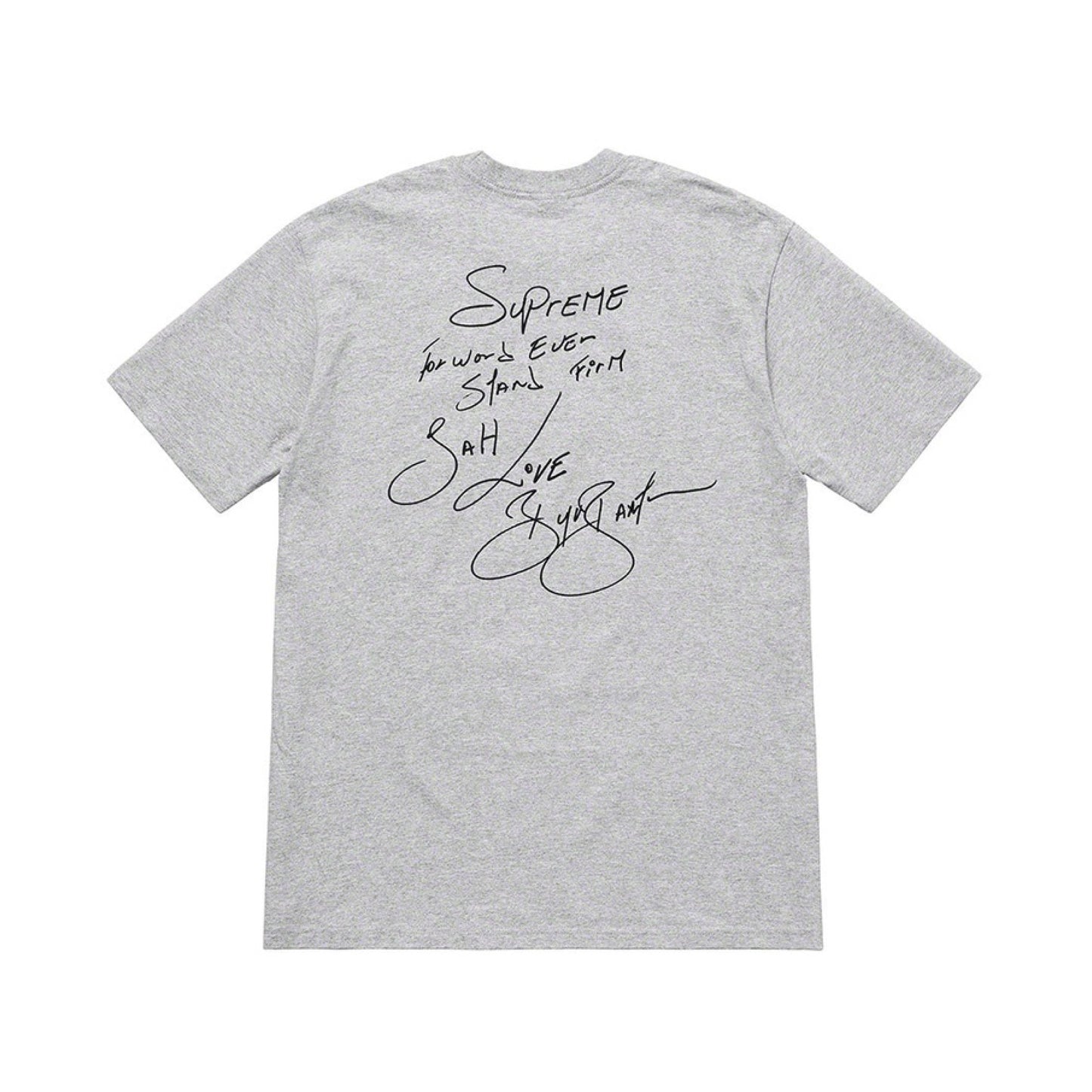 Supreme Buju Banton Tee Heather Grey Supreme