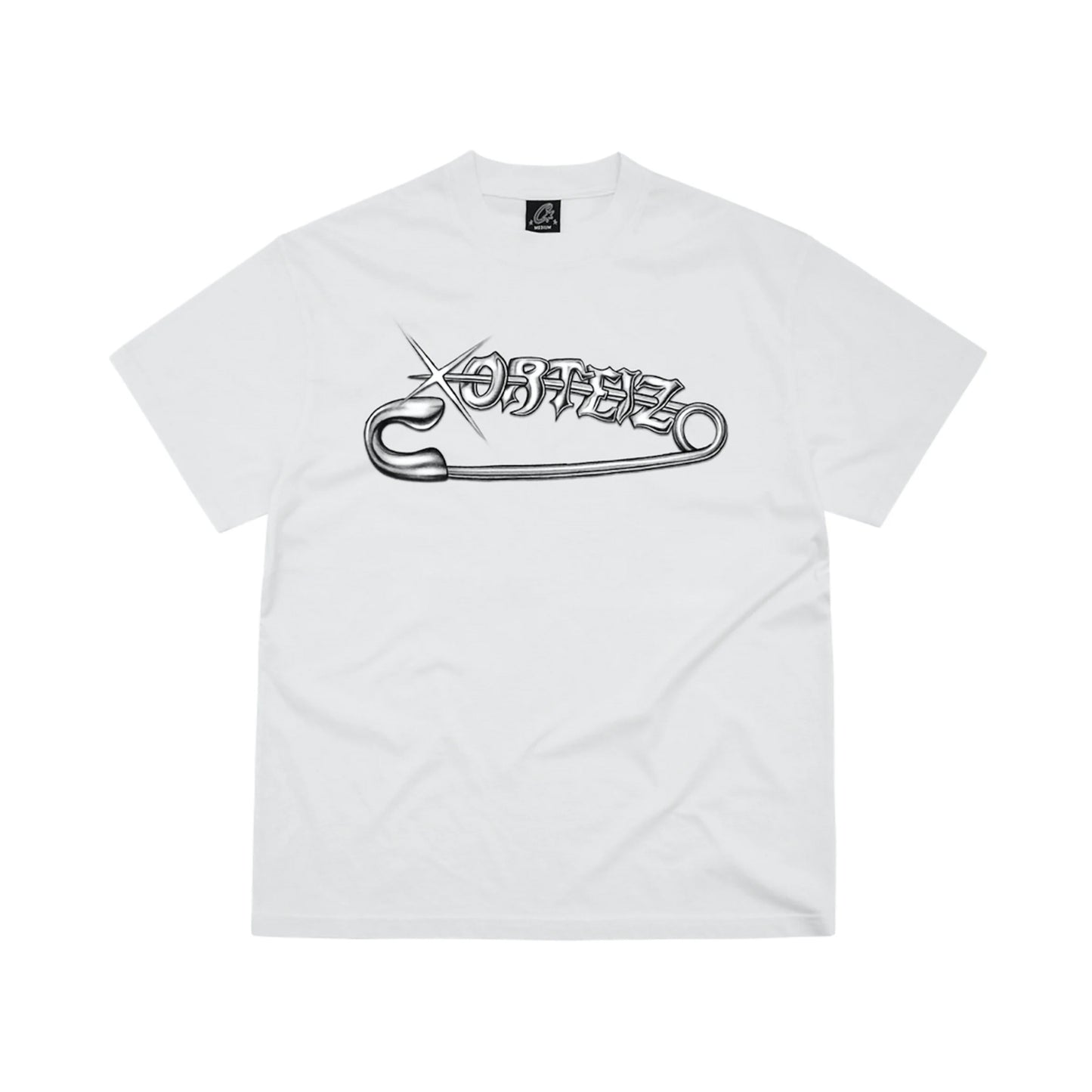 Corteiz Safety Pin Tee White Corteiz