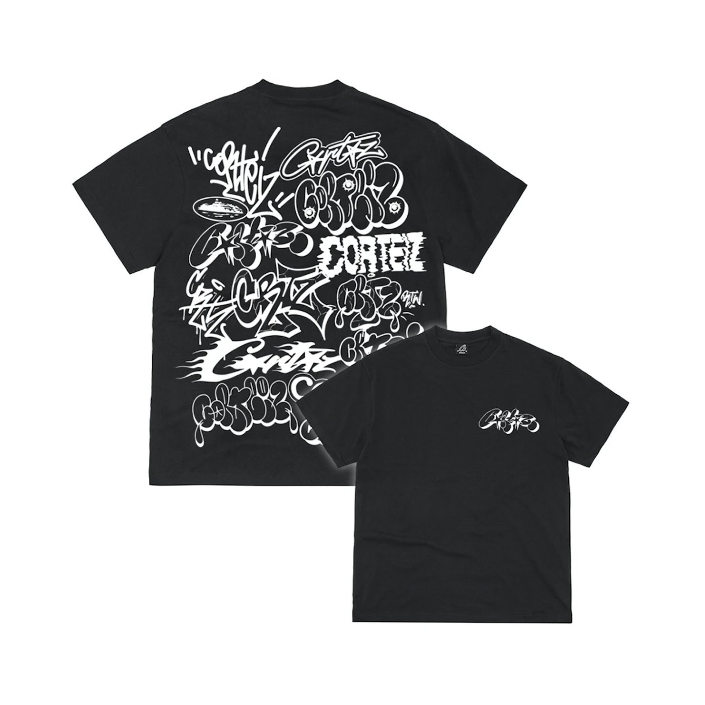 Corteiz Graffiti Tee Black Corteiz
