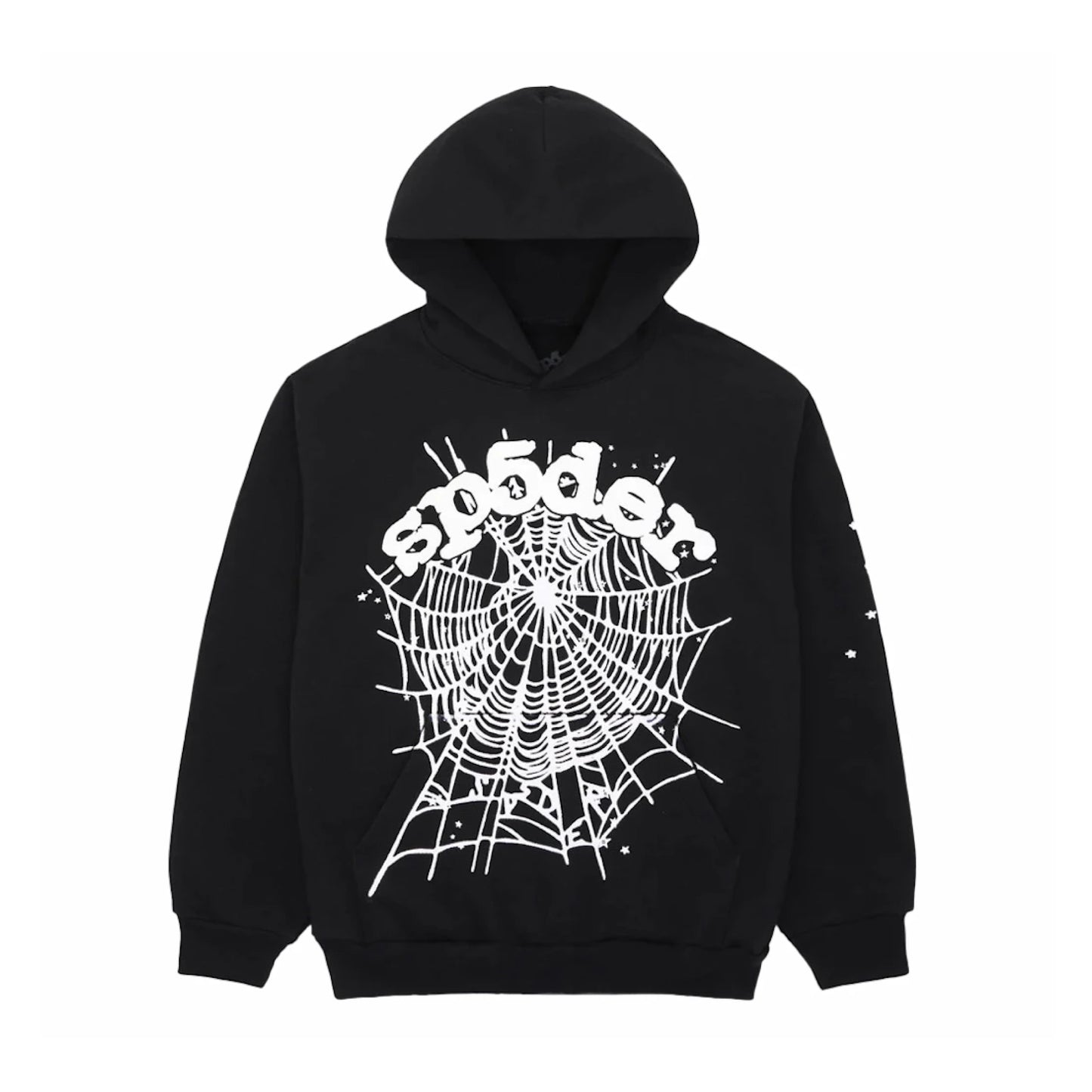 Sp5der OG Web Hoodie Black
