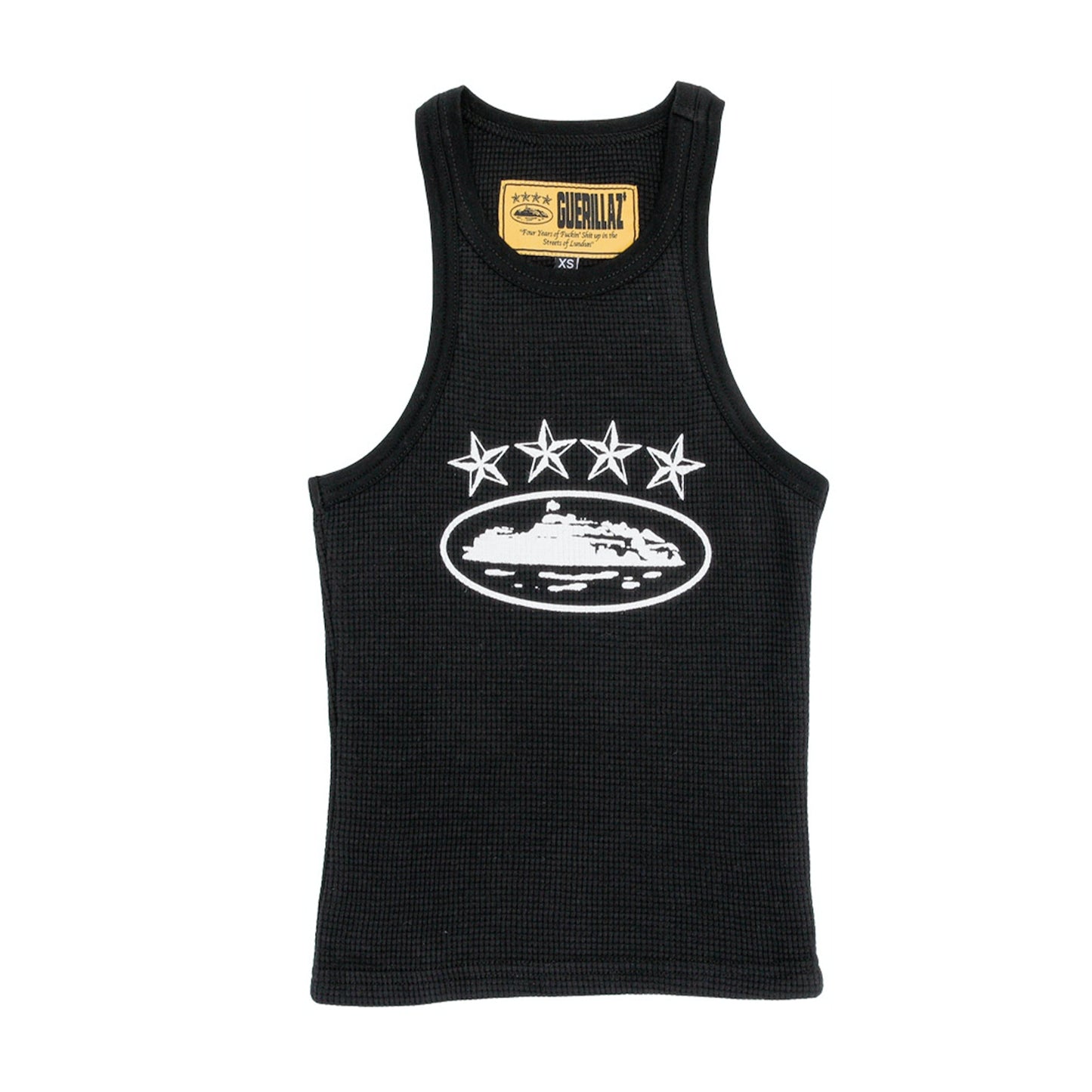 Corteiz Women's 5 Starz Alcatraz Tank Top Black Corteiz