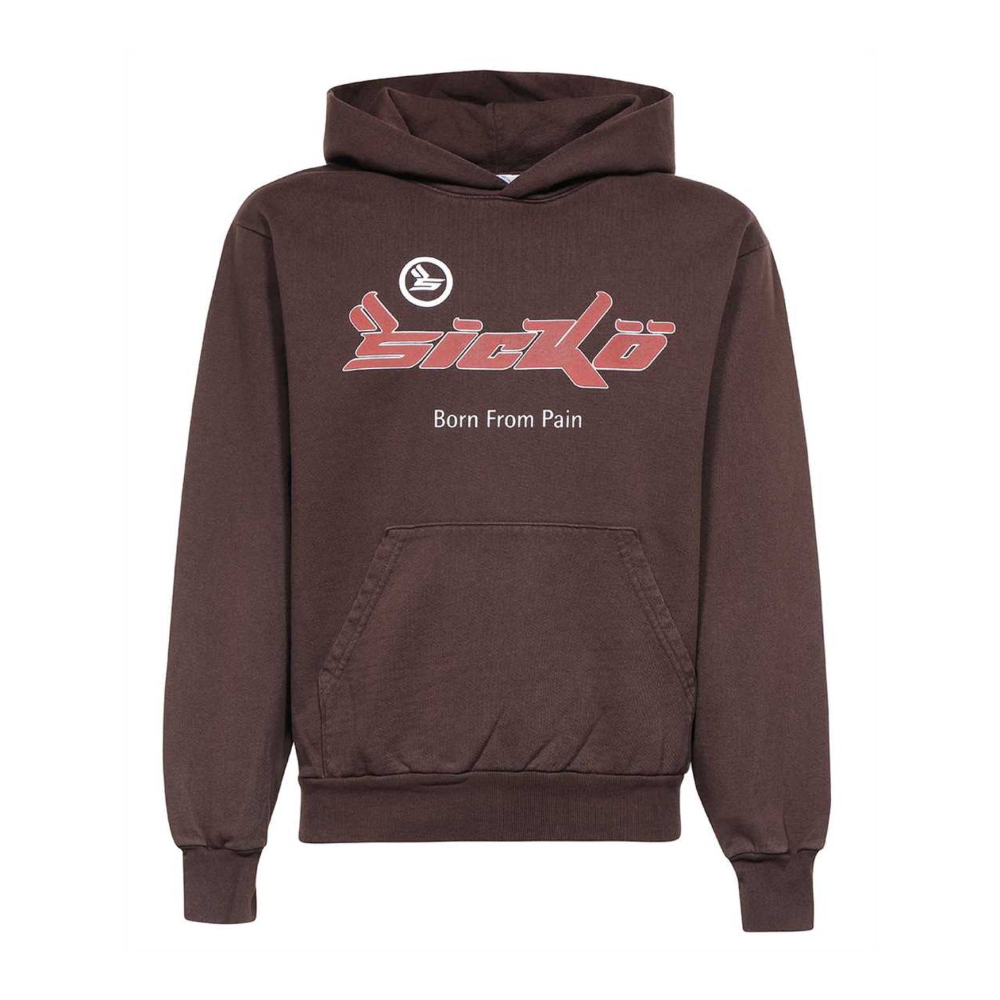 Sicko Pain Hoodie Brown Sicko