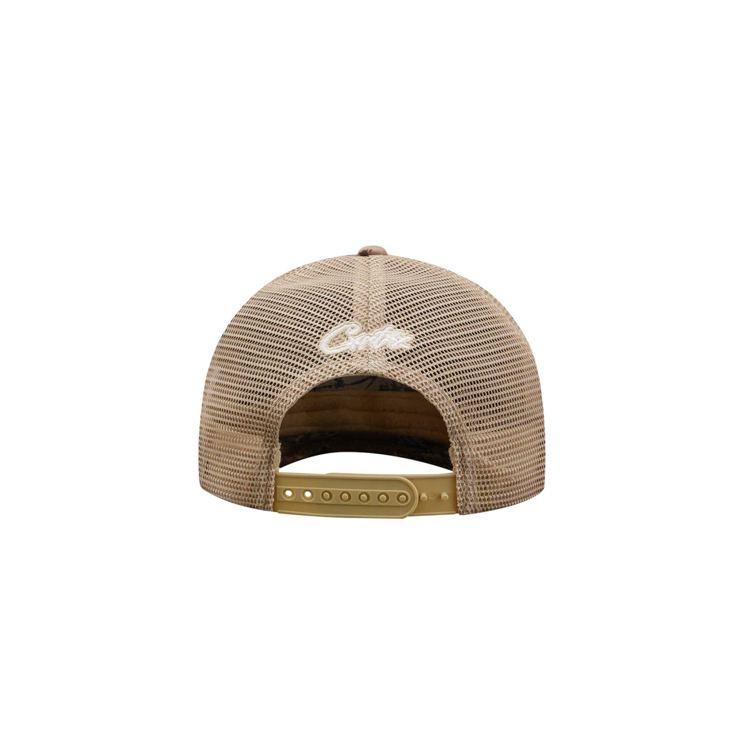 Corteiz Island Puff Print Trucker Hat Forest Camo