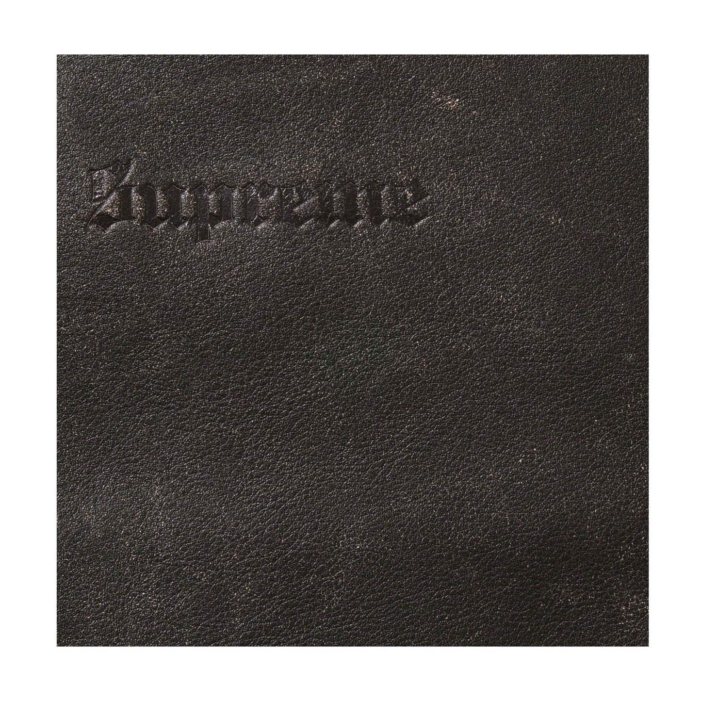 Supreme Schott Leather Racer Jacket (FW25) Black