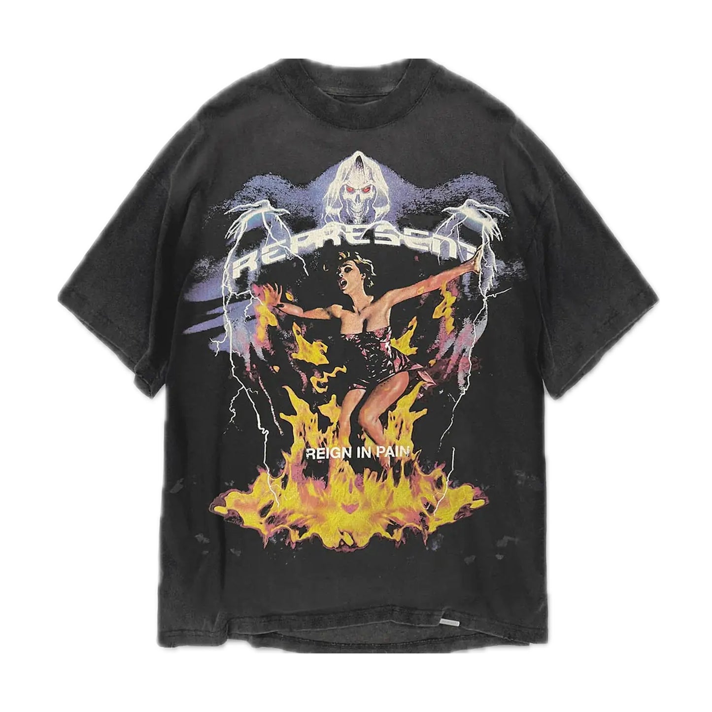Represent Spirit Reaper Tee Vintage Black