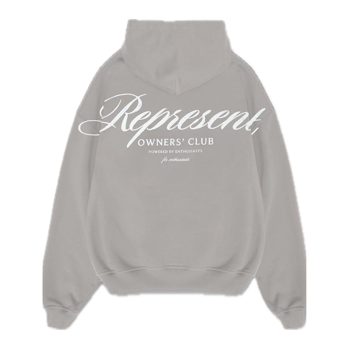 Represent Owners Club Script Hoodie Slate