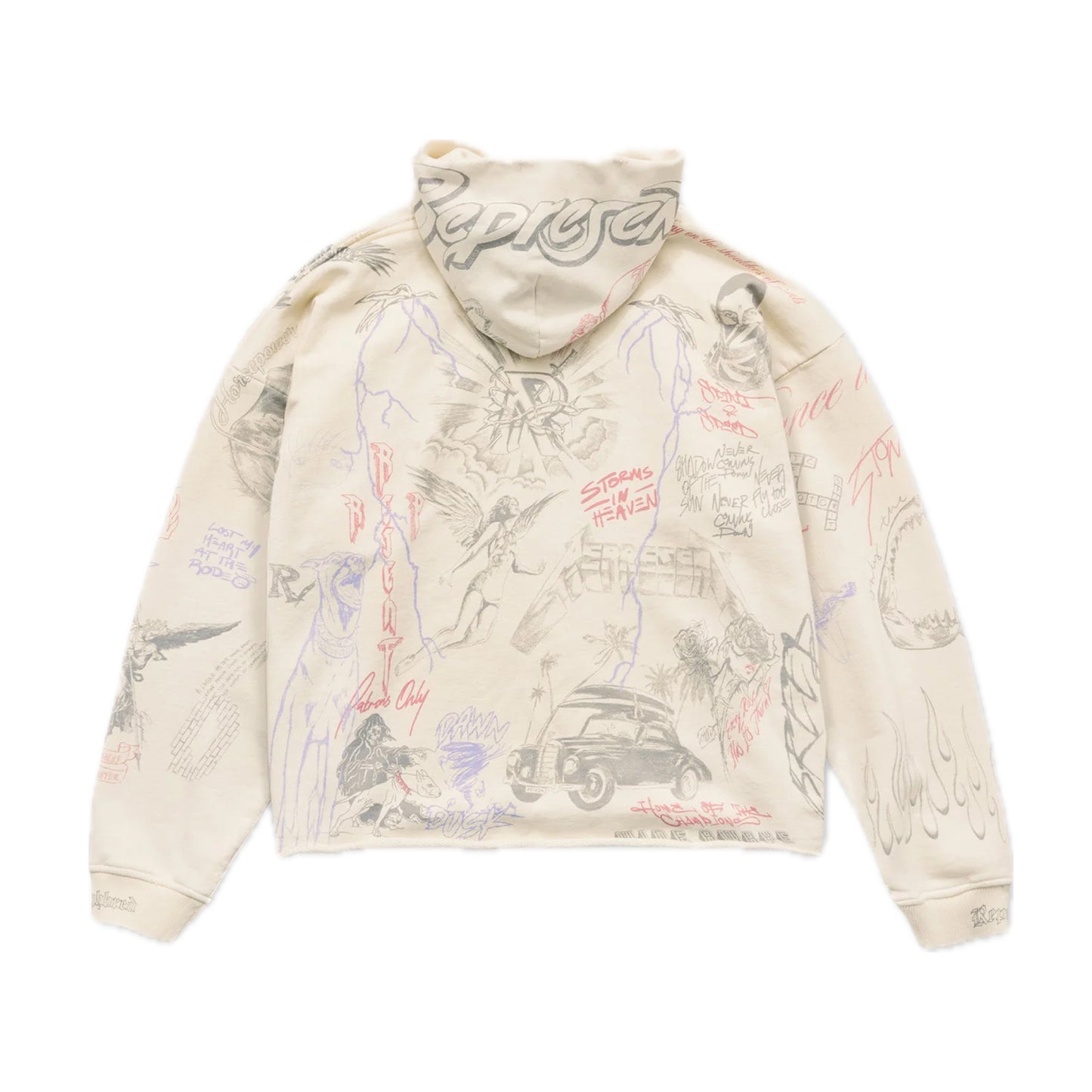 Represent Legacy Hoodie Buttercream