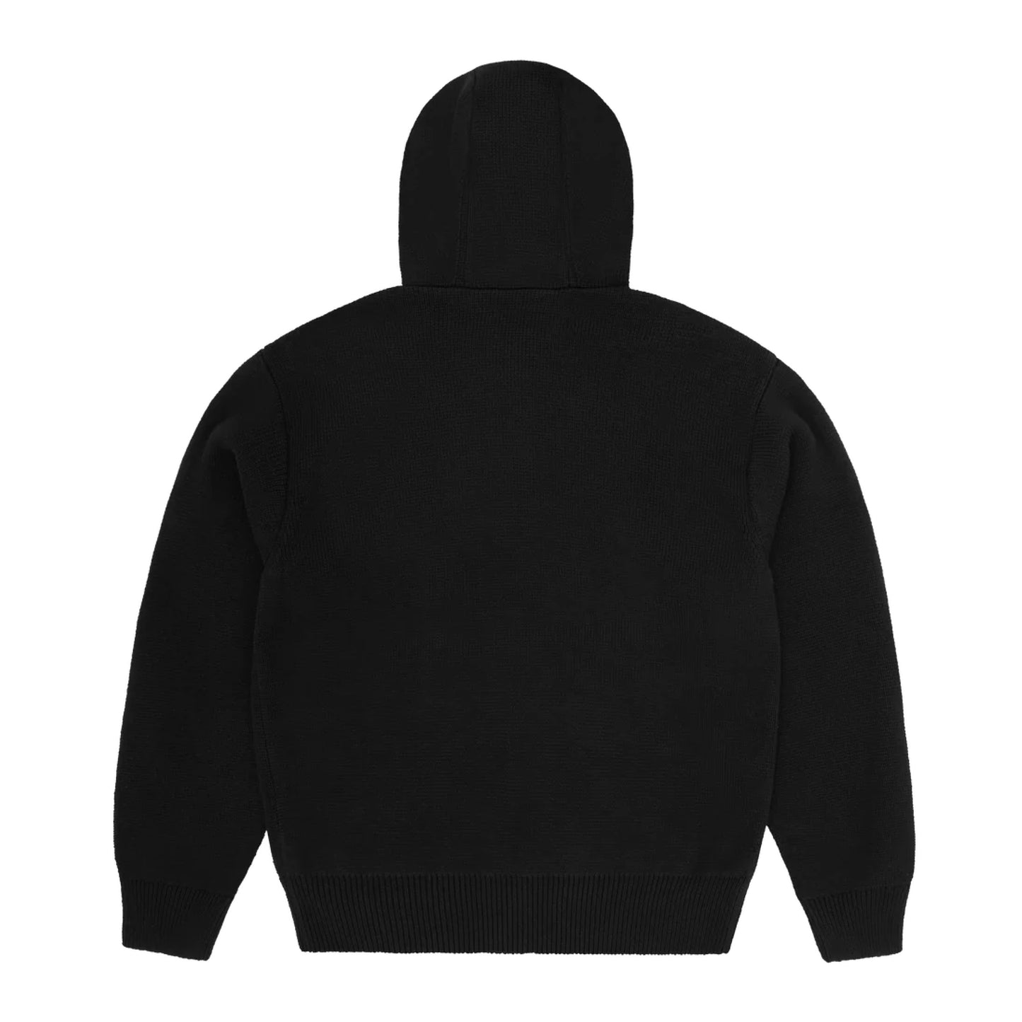 Corteiz 3M College Knit Zip Hoodie Black