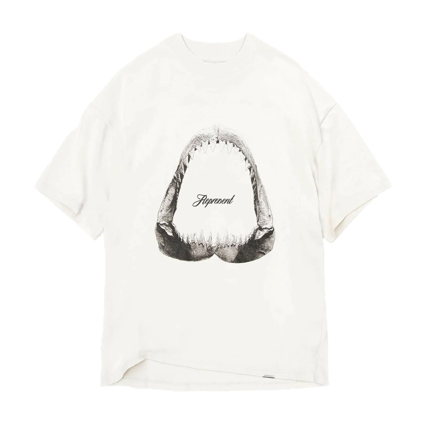 Represent Shark Jaws Tee White