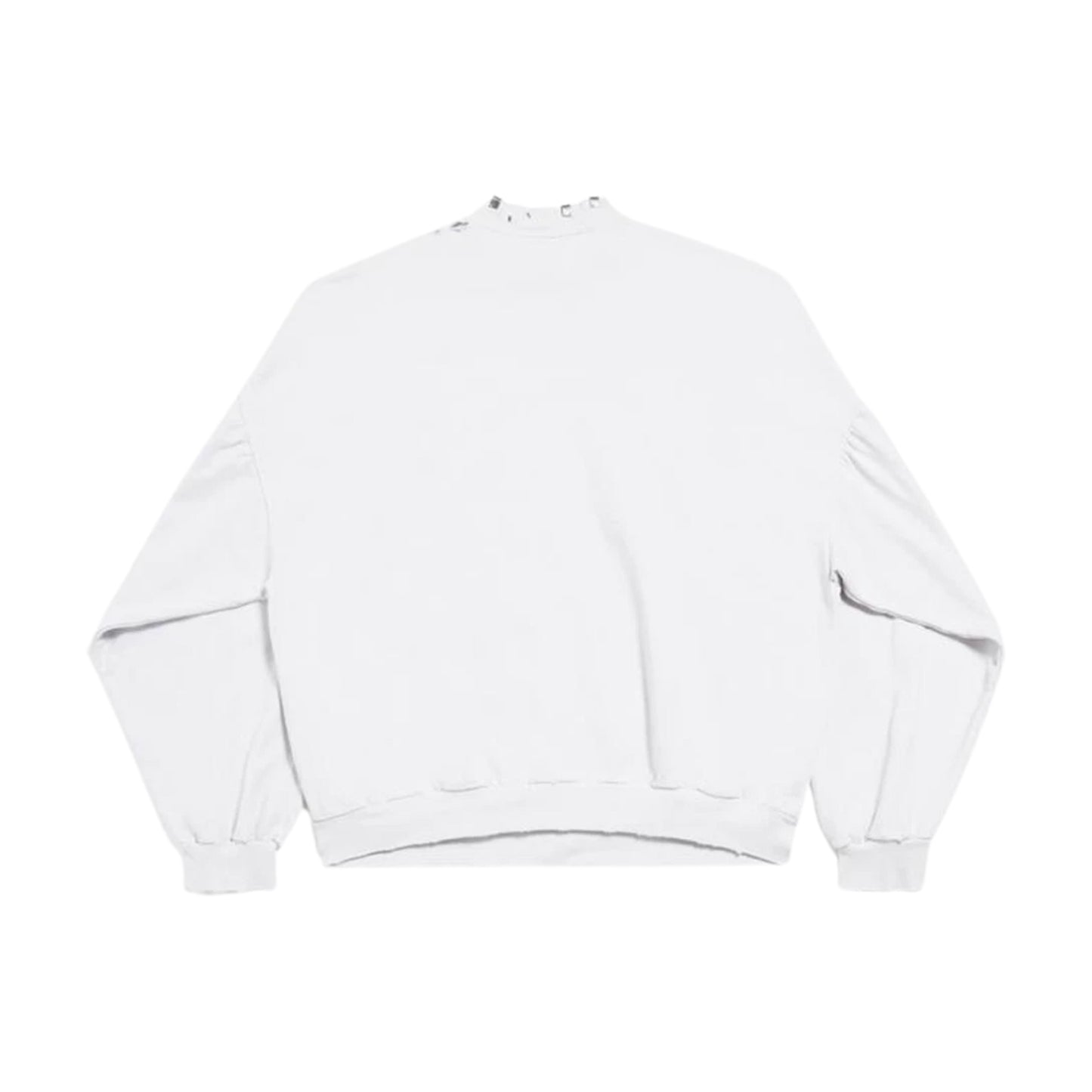 Balenciaga Pierced Crewneck White