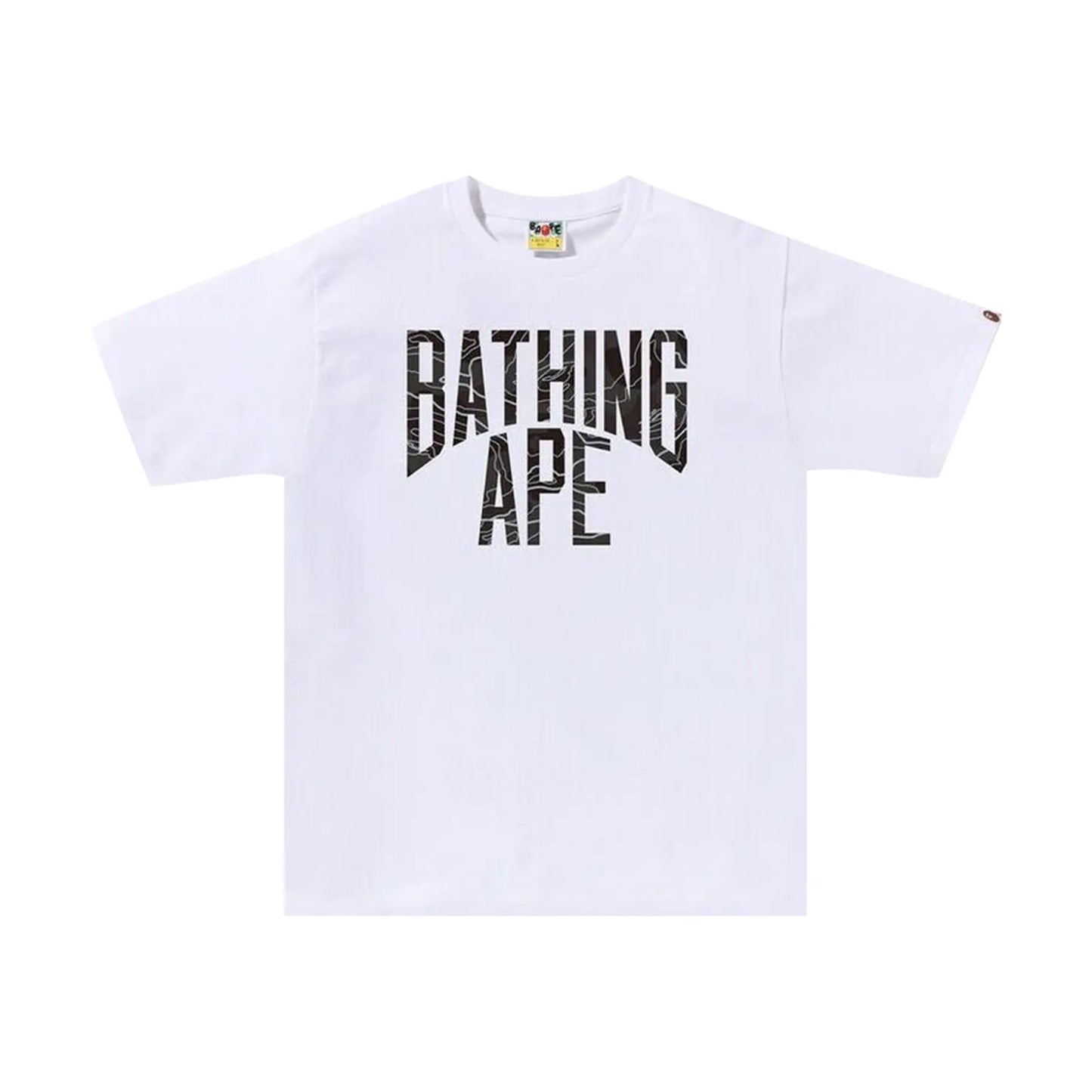 Bape Layered Line Camo Nyc Logo Tee