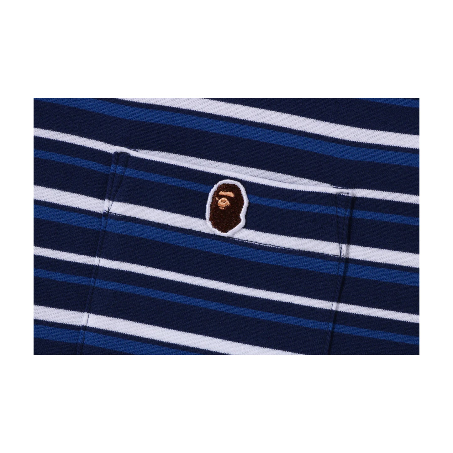 Bape Hoop One Point Relaxed Fit Tee Blue