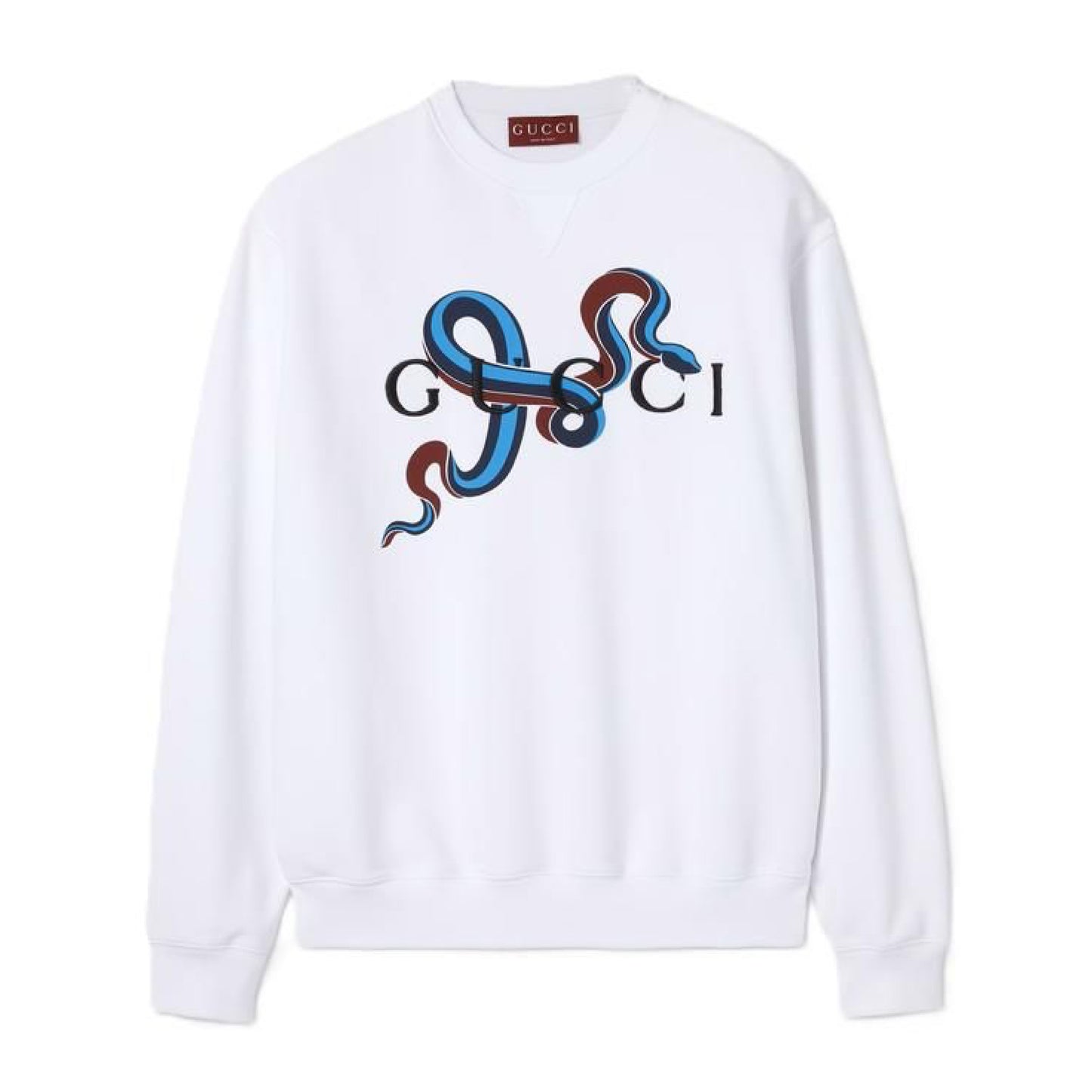 Gucci Snake Crewneck White