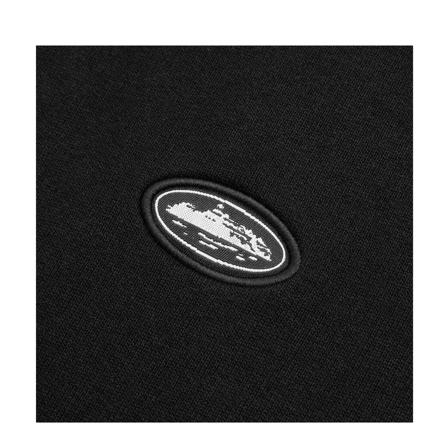 Corteiz Mini Island Zip Hoodie Black