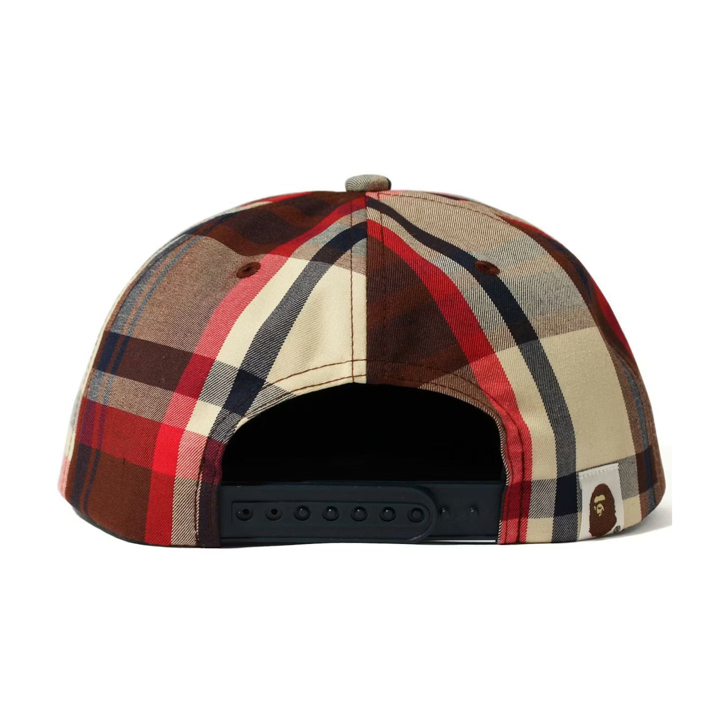 Bape Check Snap Back Cap