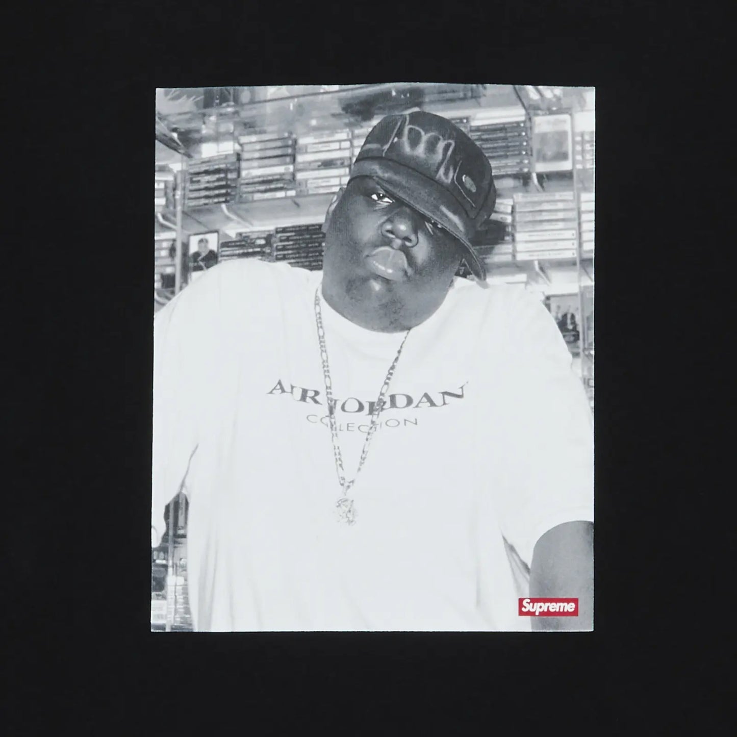 Supreme Box Logo Rundhalsausschnitt (FW18) Marineblau