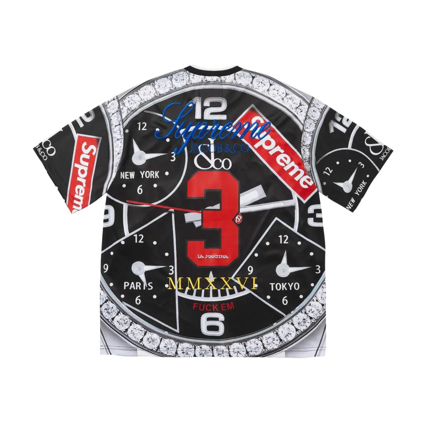 Supreme Box Logo Rundhalsausschnitt (FW18) Marineblau