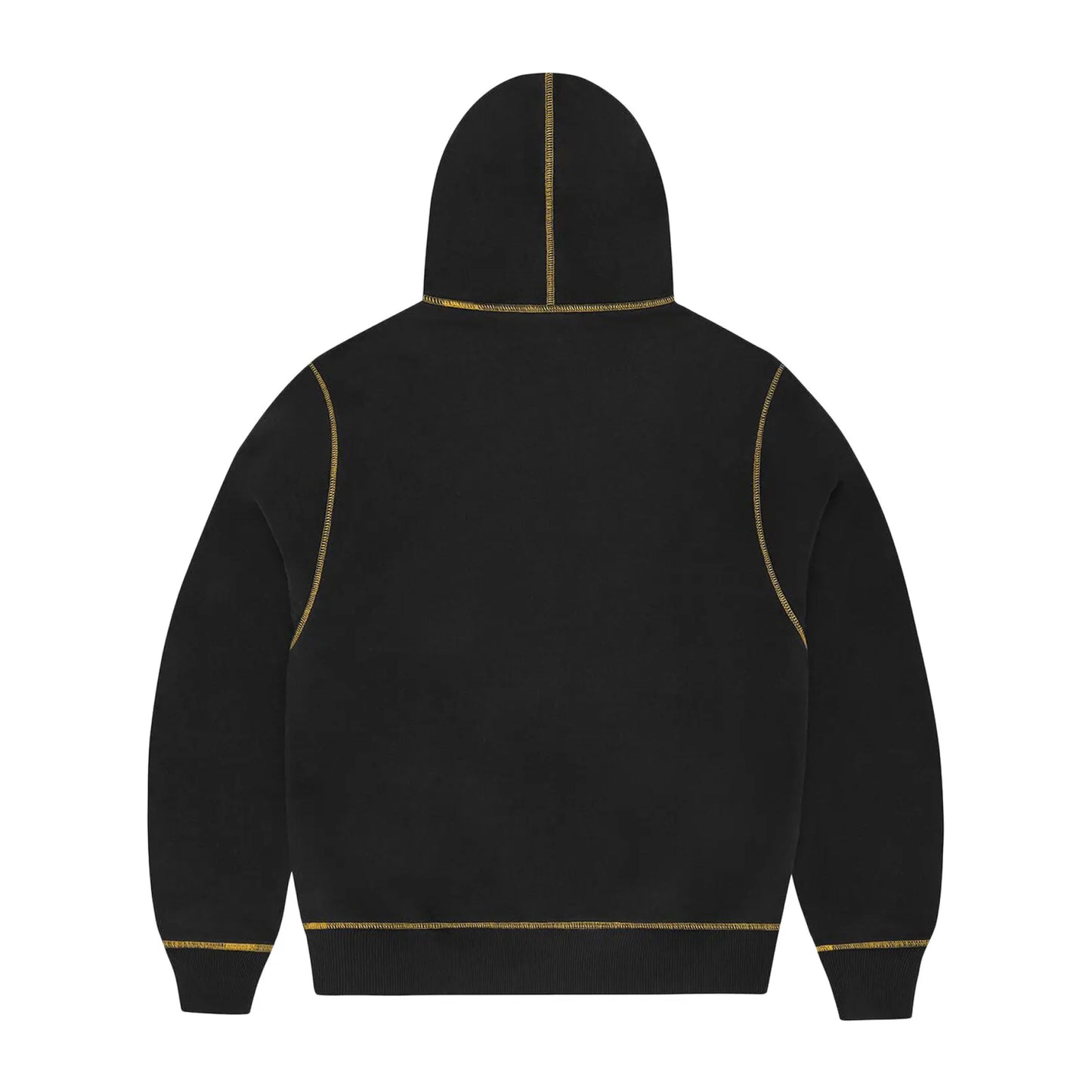 Corteiz Alcatraz Contrast Hoodie 'Black/Yellow'
