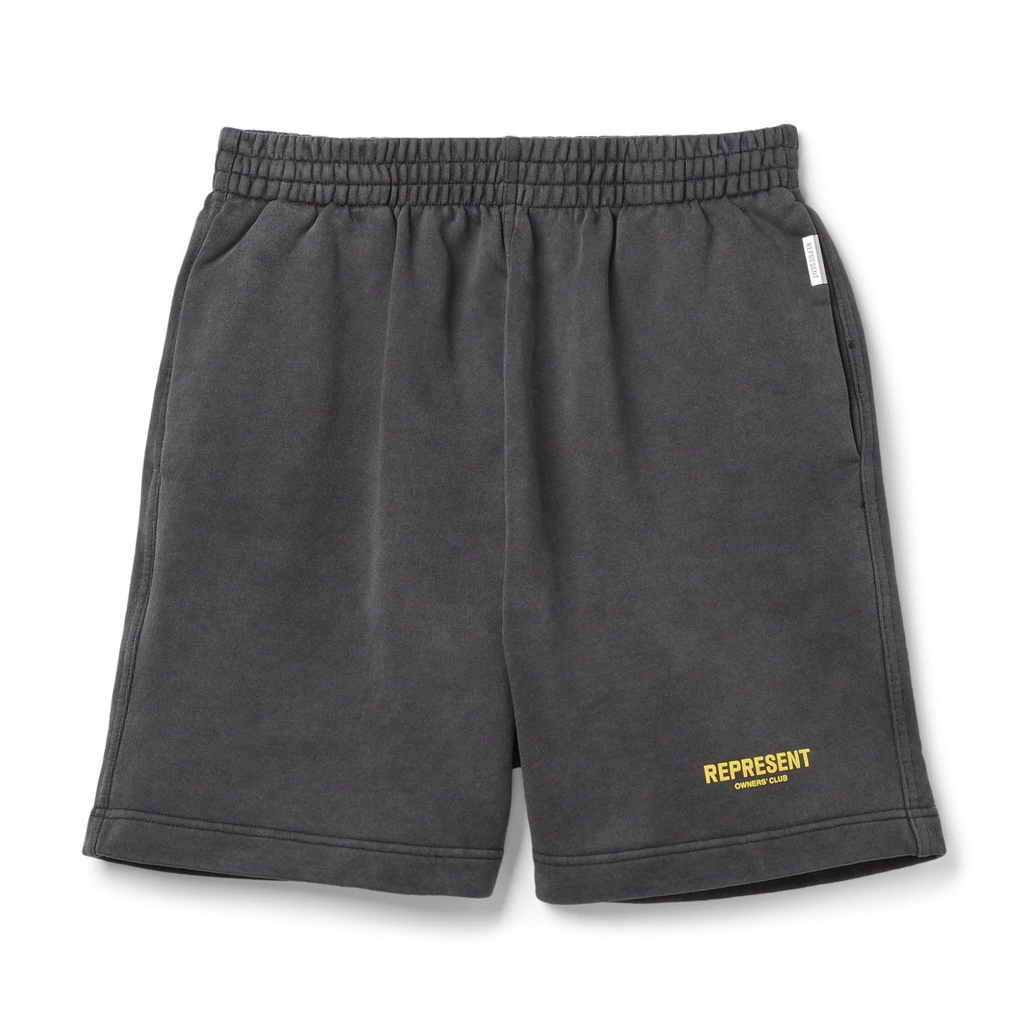 Represent Owners Club Track Shorts Grey/Yellow