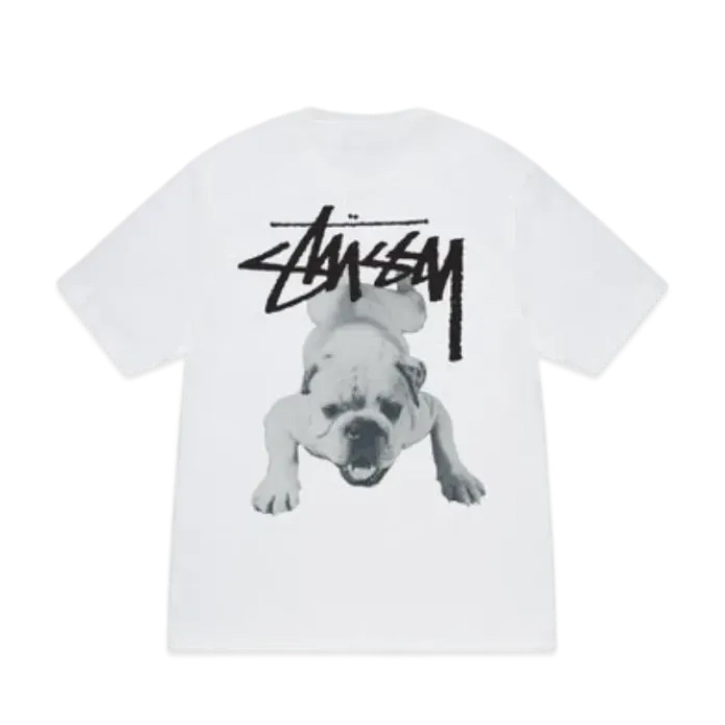 Stussy Stock Dog Tee White