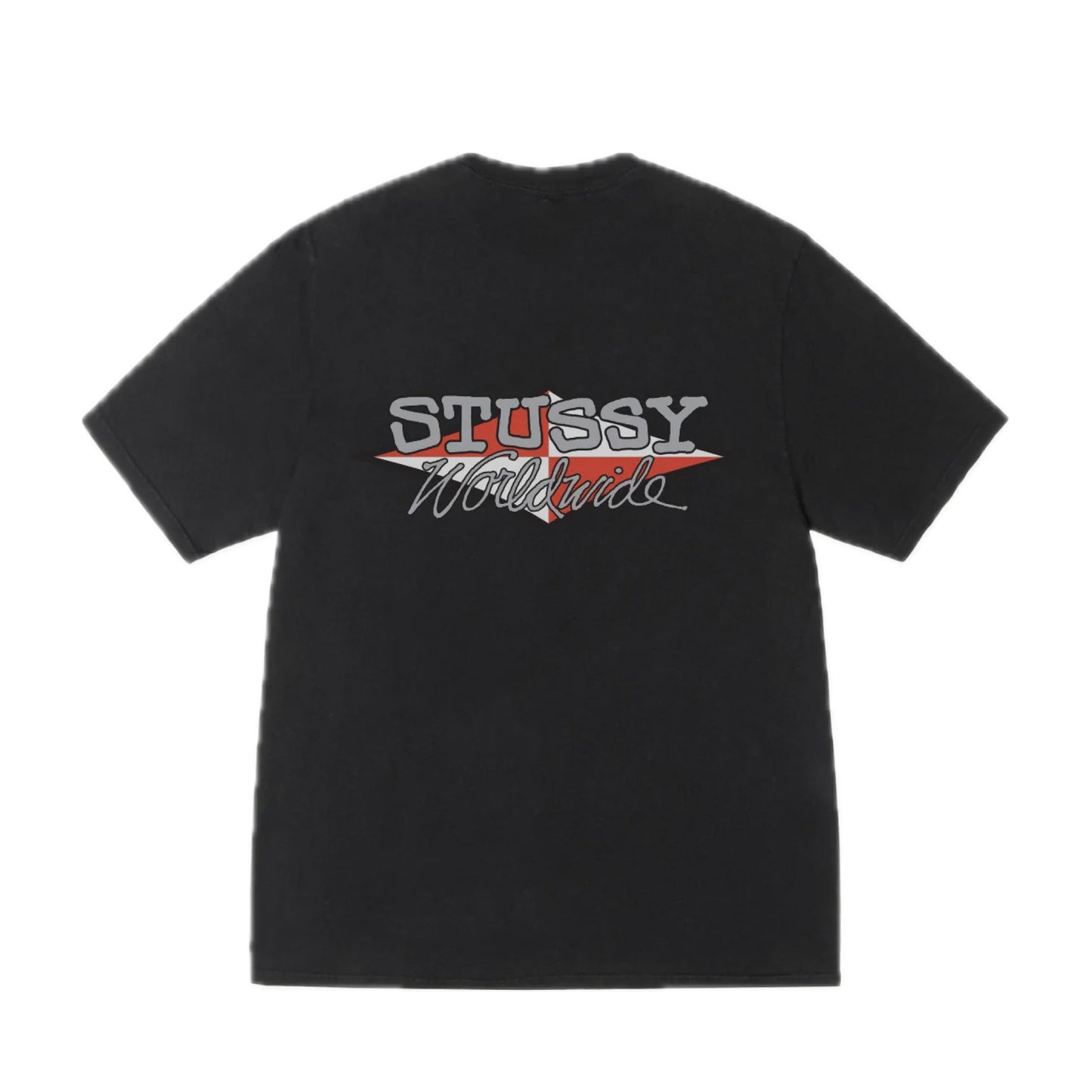 Stussy Worldwide Diamond Tee Pigment Dyed Black