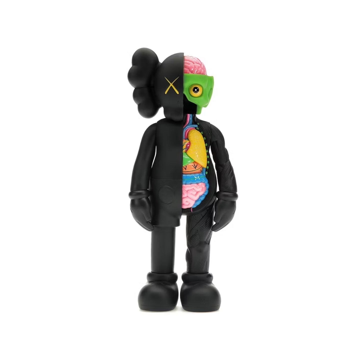 KAWS BFF Open Edition Vinylfigur Schwarz