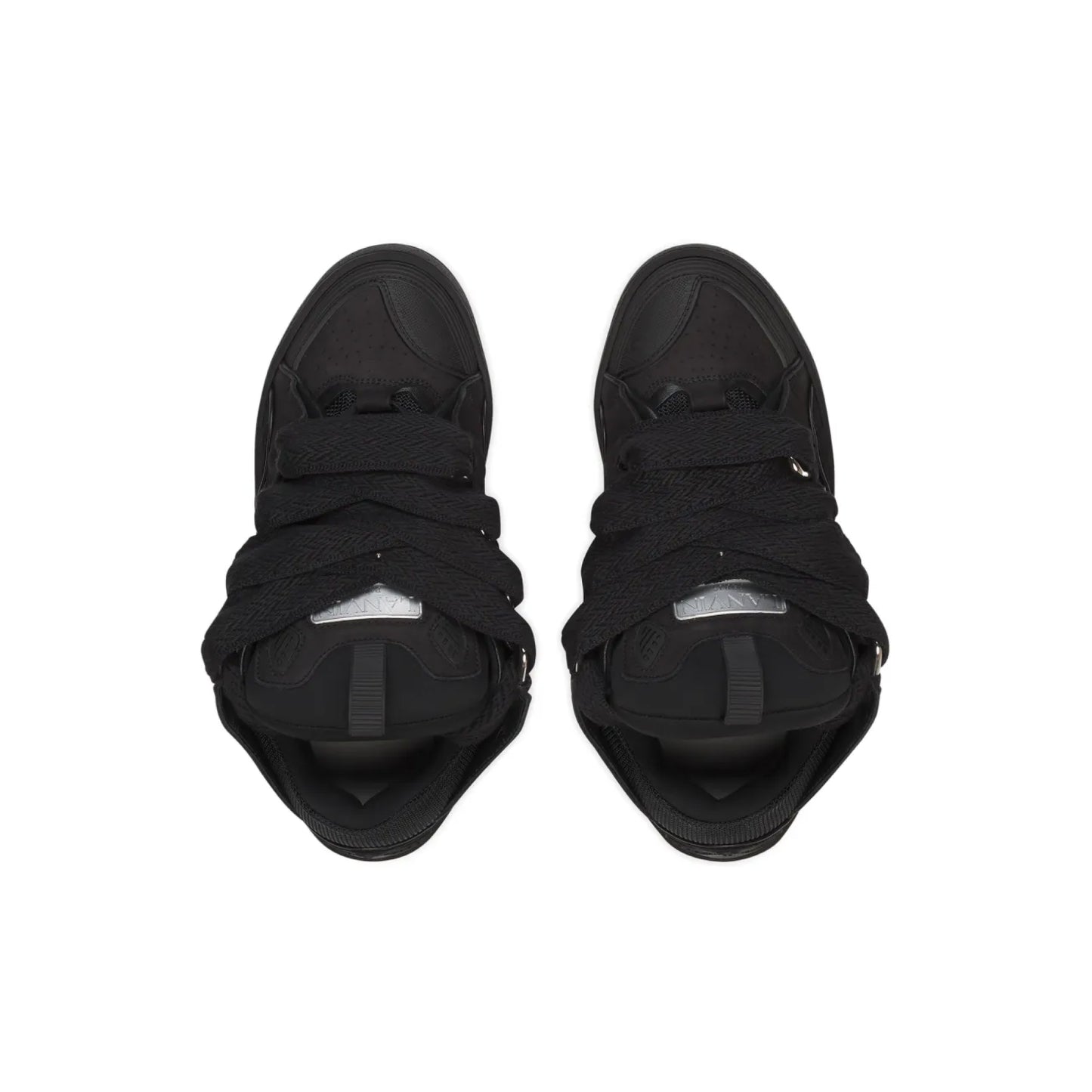 Lanvin Leather Curb Triple Black