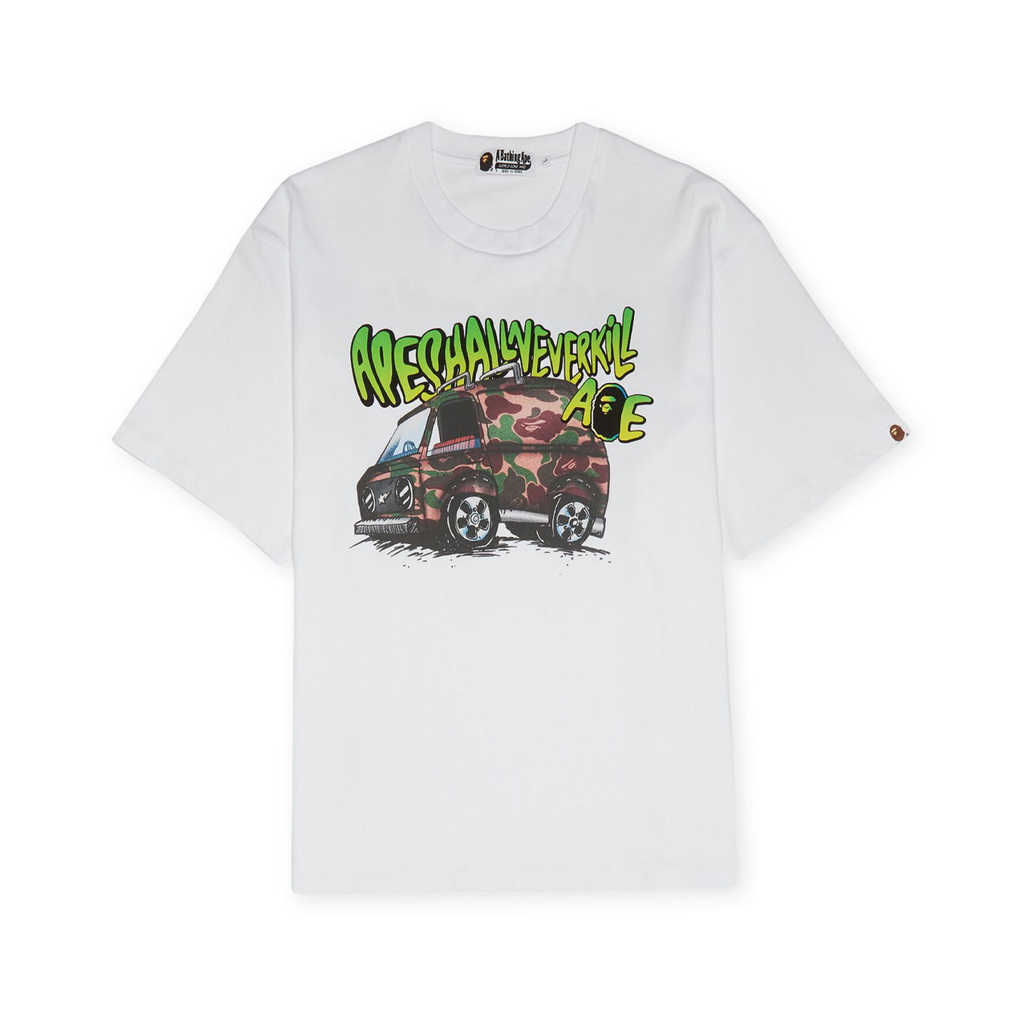 Bape A Bathing Ape Car Graphic Tee White Bape