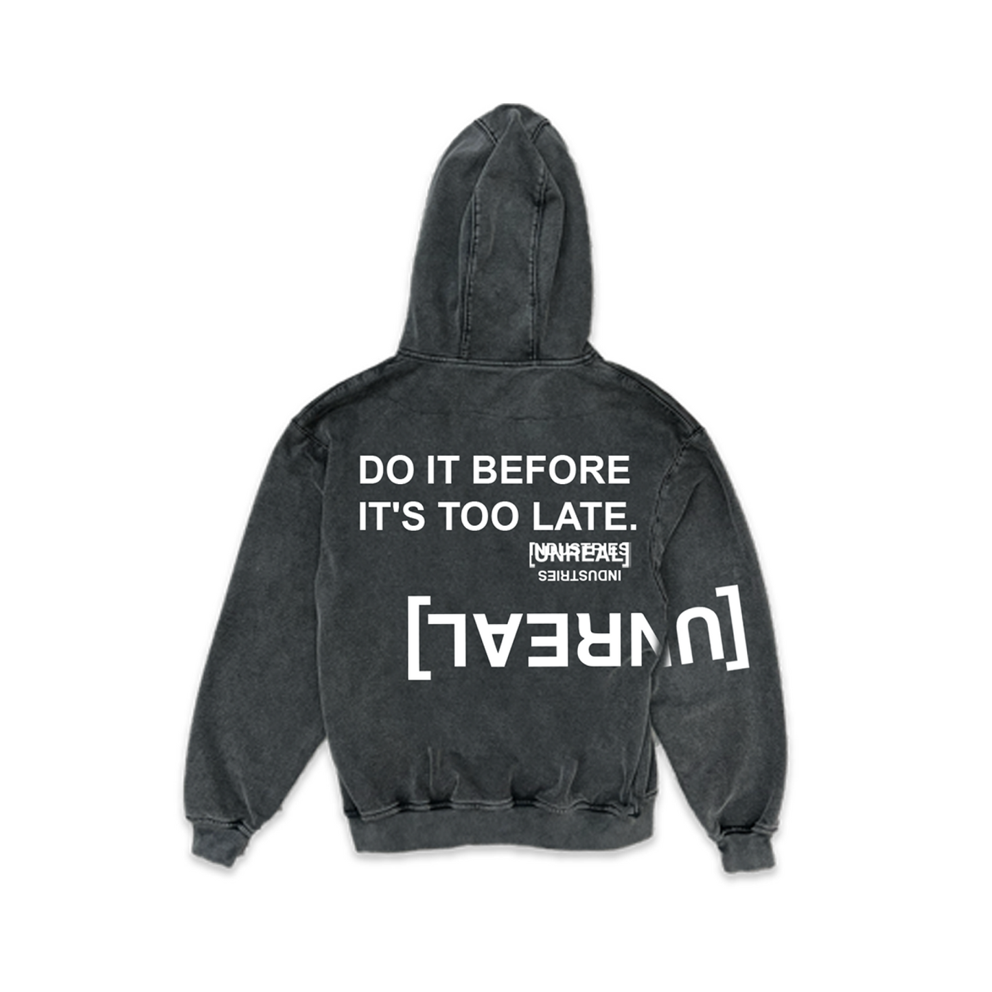 Unreal Toaster Hoodie Washed Black UNREAL