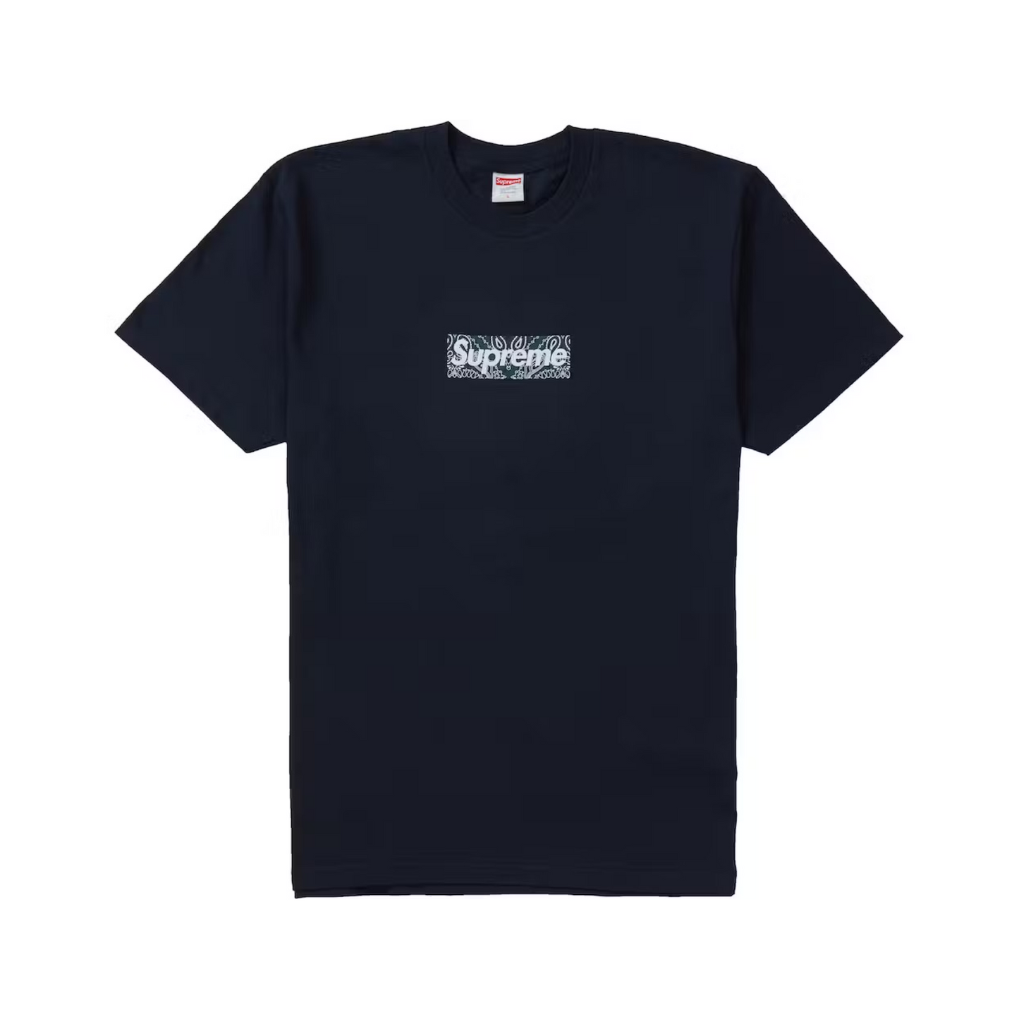 Supreme Bandana Box Logo Tee Navy Supreme