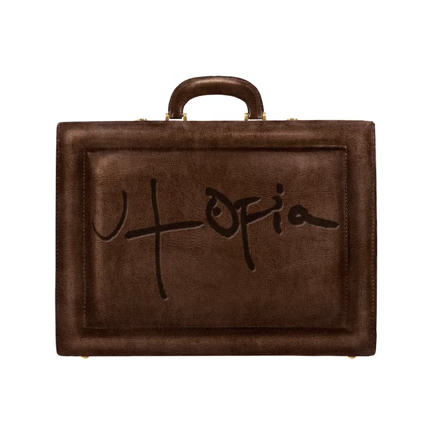 Travis Scott Utopia Briefcase Brown Travis Scott
