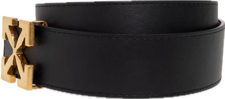 Off White Reversible Arrow Logo Belt Black/Gold