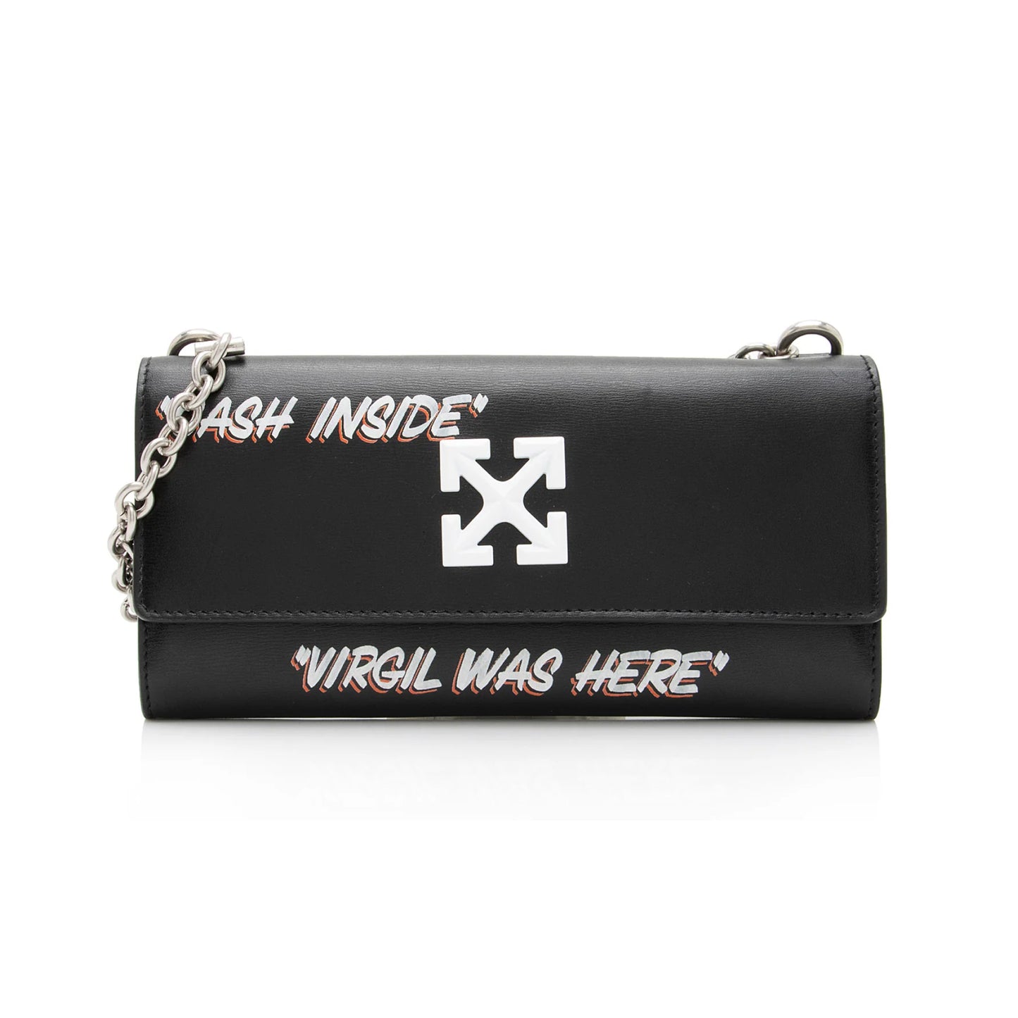 Off-White Jitney French Wallet On Chain Bag