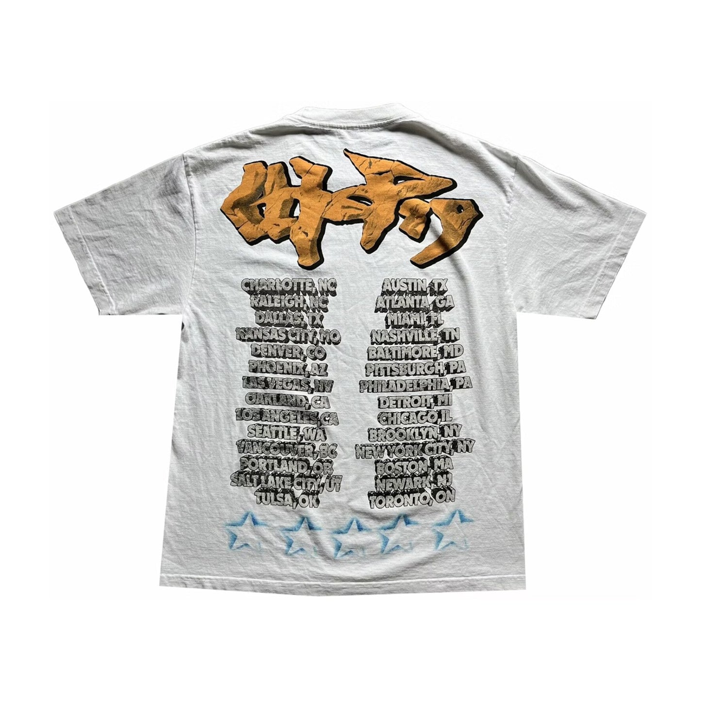 Travis Scott Utopia US Tour Skitzo Circus Maximus Tee White