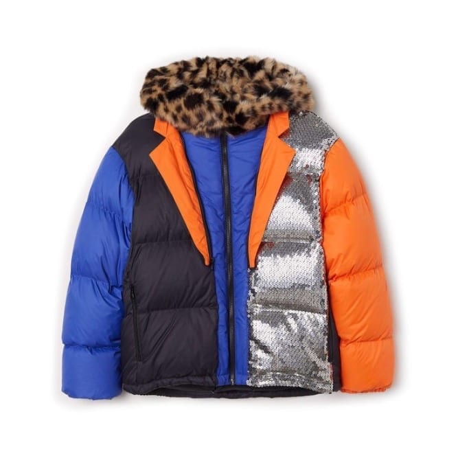 H&M x Moschino Quilted Padded Zip Up Puffa Jacket Moschino