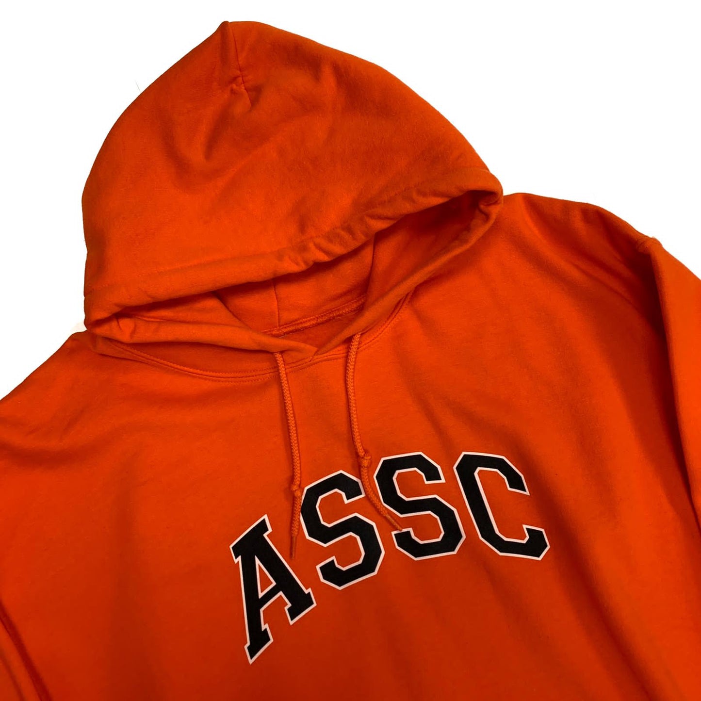 Anti Social Social Club College Font Hoodie Orange Anti Social Social Club