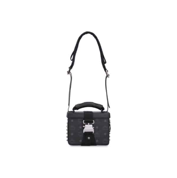 MCM Small Jemison Crossbody Bag Visetos Black MCM
