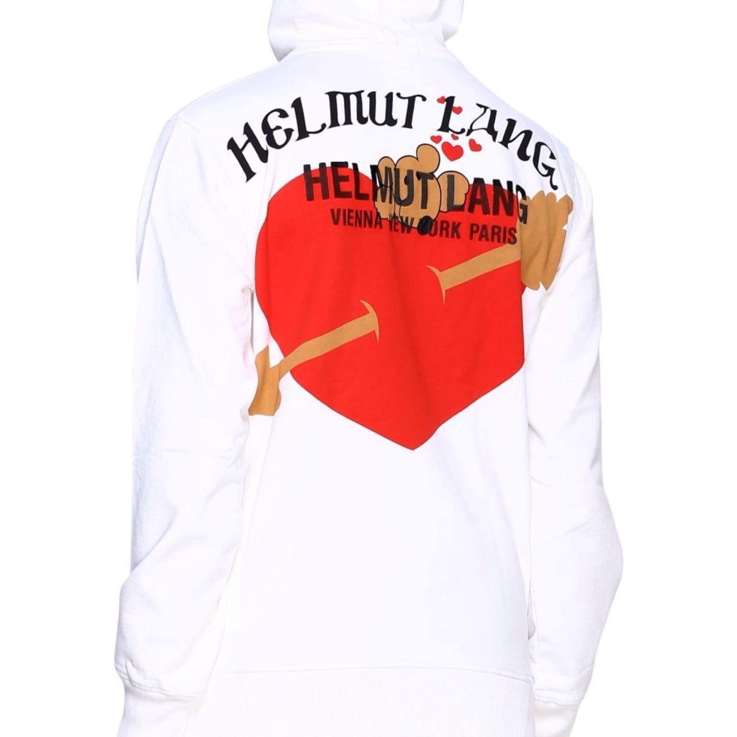 Helmut Lang Valentine Generic Hoodie White Helmut Lang