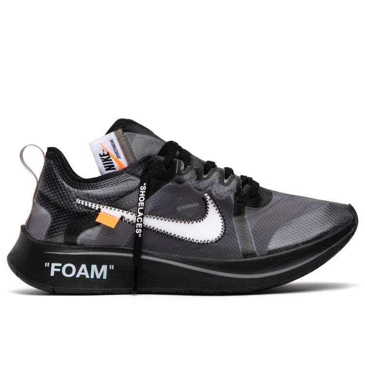 Zoom fly off white black silver Clearance