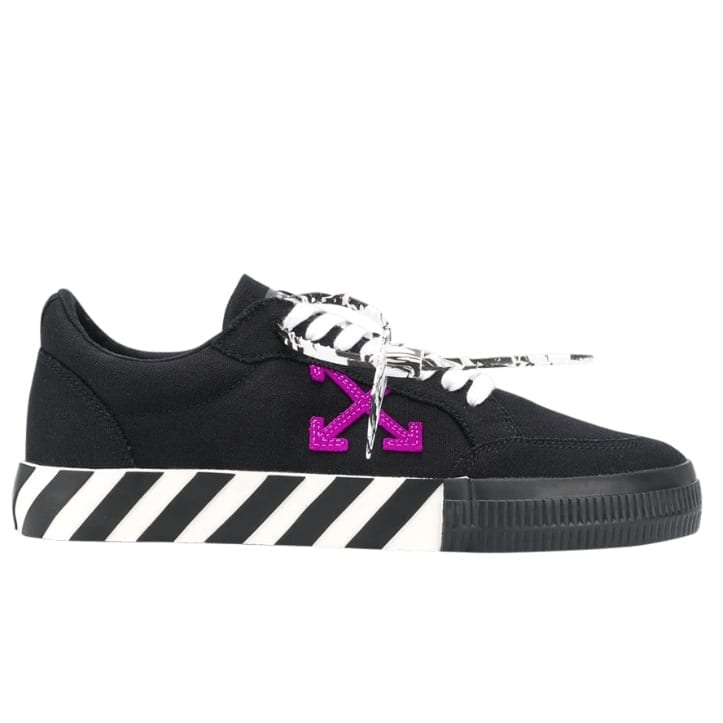 Off-White Vulc Low Black Purple Off-White