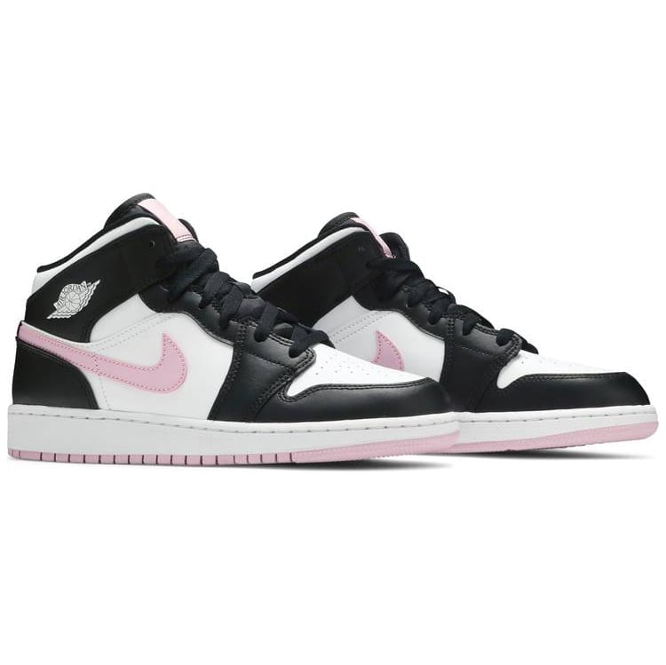 Air Jordan 1 Mid White Black Light Arctic Pink (GS) Air Jordan