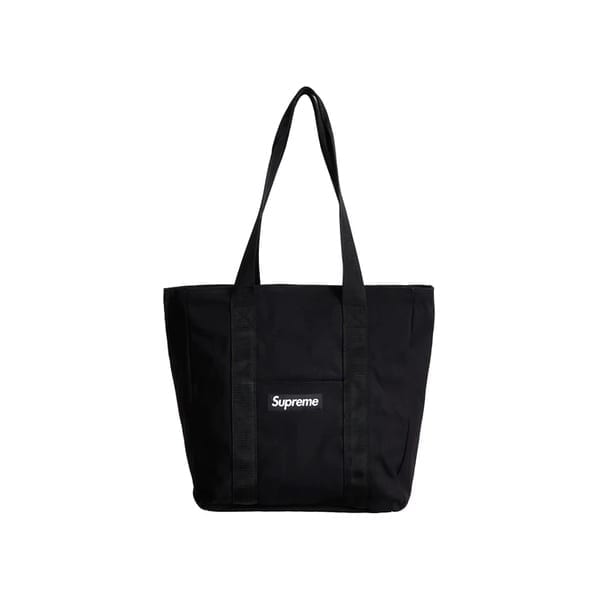 Supreme Canvas Tote Black Supreme