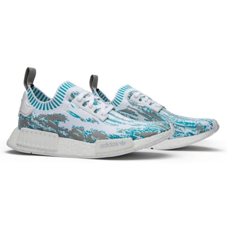 Adidas NMD R1 Sneakersnstuff Datamosh Clear Aqua Adidas