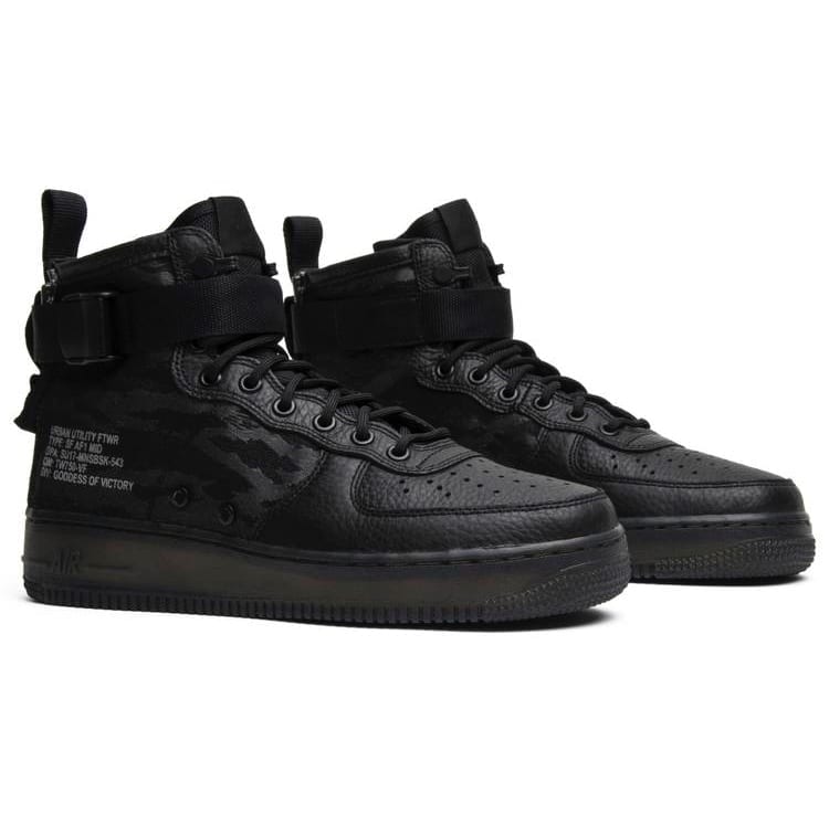 Nike SF Air Force 1 Mid Black Cargo Khaki Nike