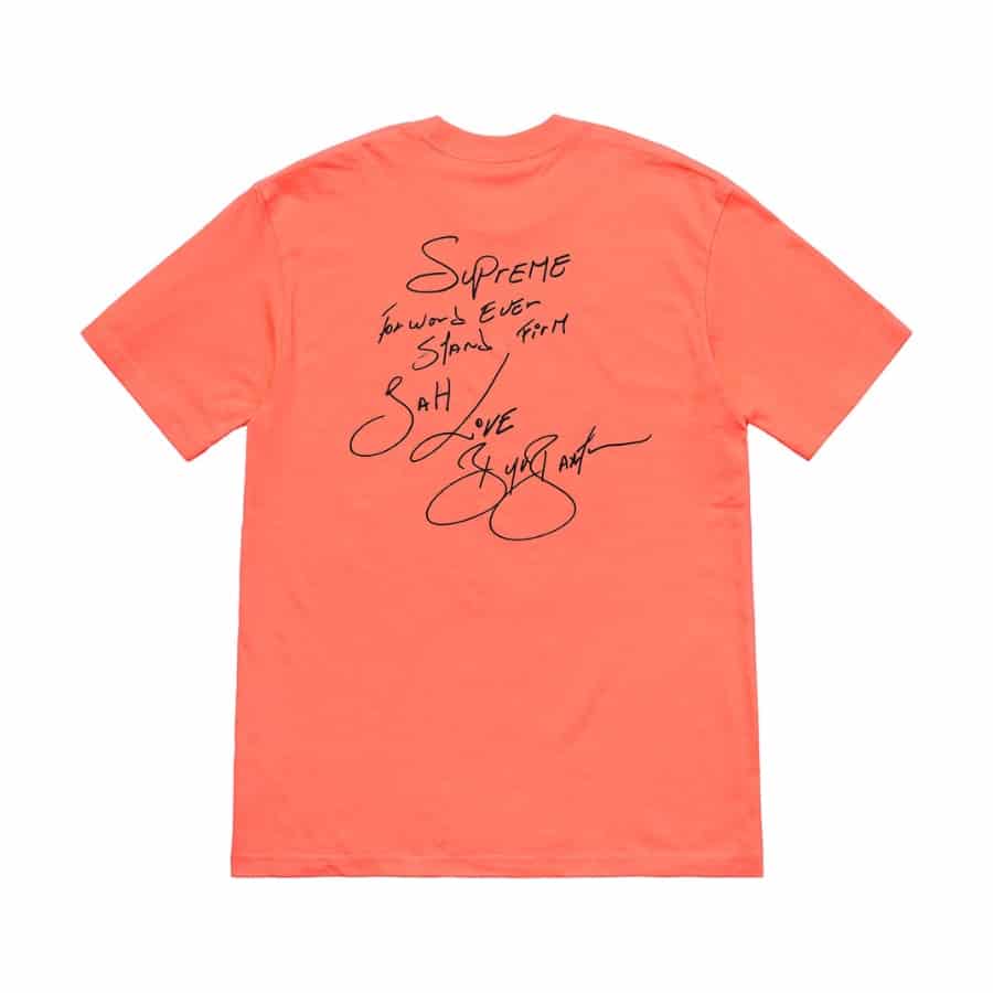 Supreme Buju Banton Tee Neon Orange Supreme