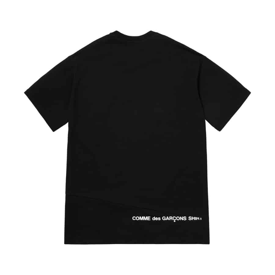 Supreme Comme des Garcons SHIRT Split Box Logo Tee Black Supreme